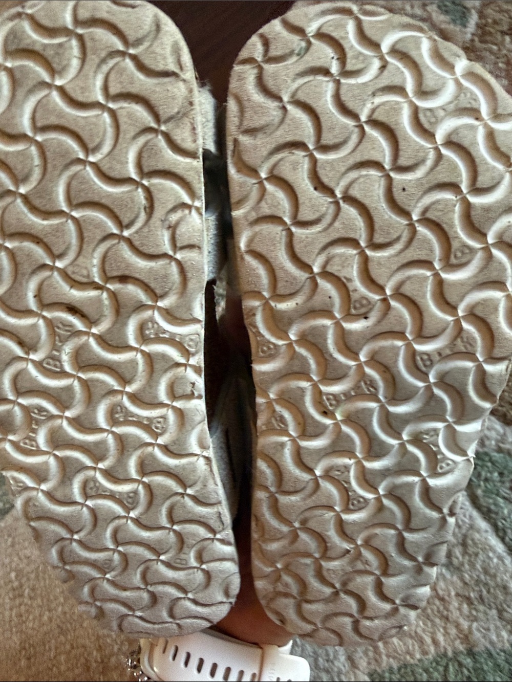 Birkenstock Kids Blush Pink Suede Double-Strap Sandals - Picture 4 of 5